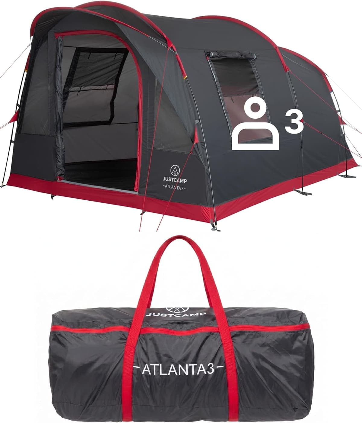 JUSTCAMP Atlanta Tunnelzelt